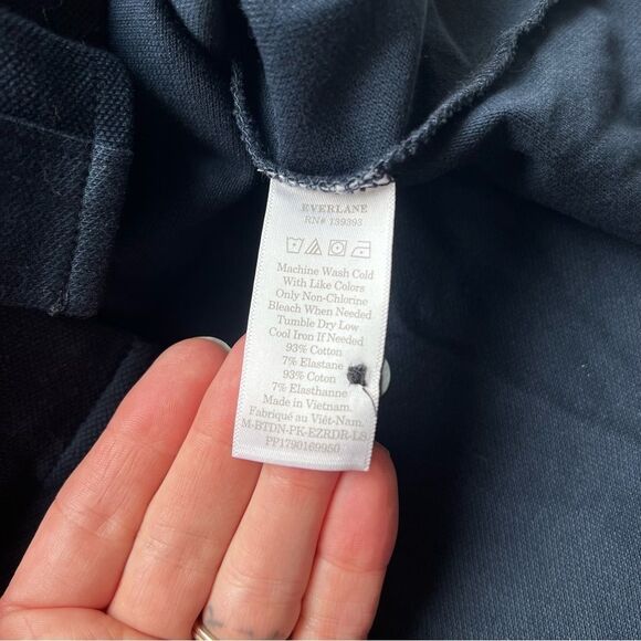 Everlane The Performance Button-Down Shirt Navy Blue Size XX-Large NWOT - Picture 6 of 6